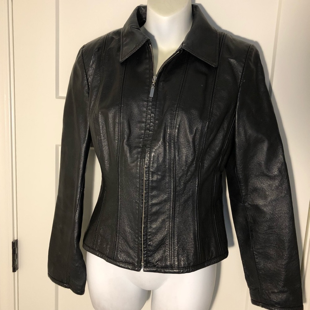 VICTORIAS SECRET LEATHER JACKET